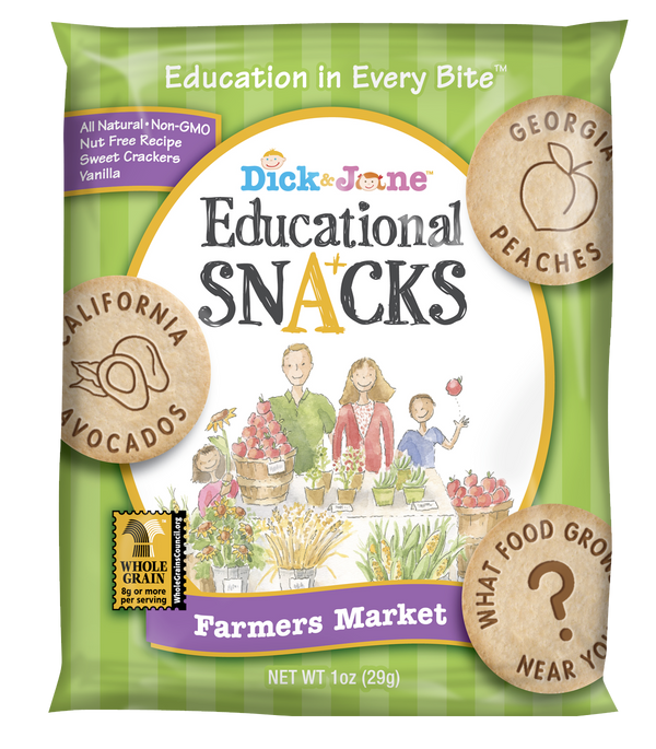 Dick And Jane Farmers Market Snacks 1 Ounce Size - 120 Per Case.