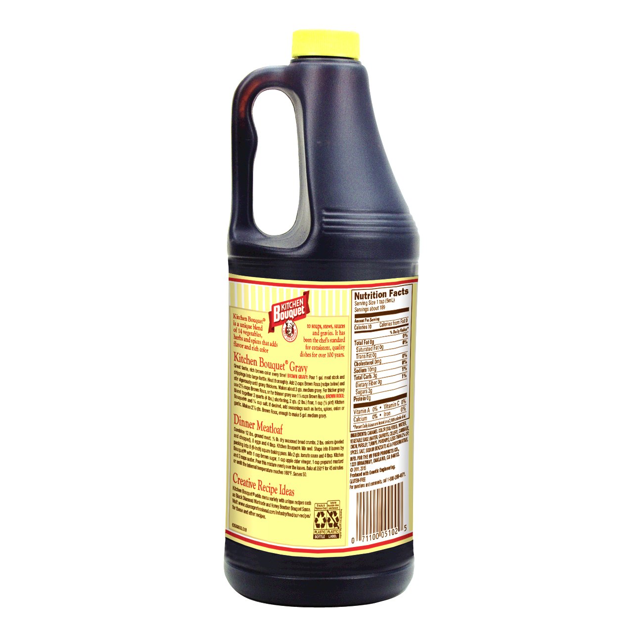 Sauce Kitchen Bouquet Browning Quart 1 Qt - 12 Per Case.