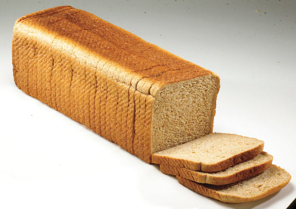 Bread Wheat Pullman Loaf Slice Bulk Frozen 42 Ounce Size - 8 Per Case.