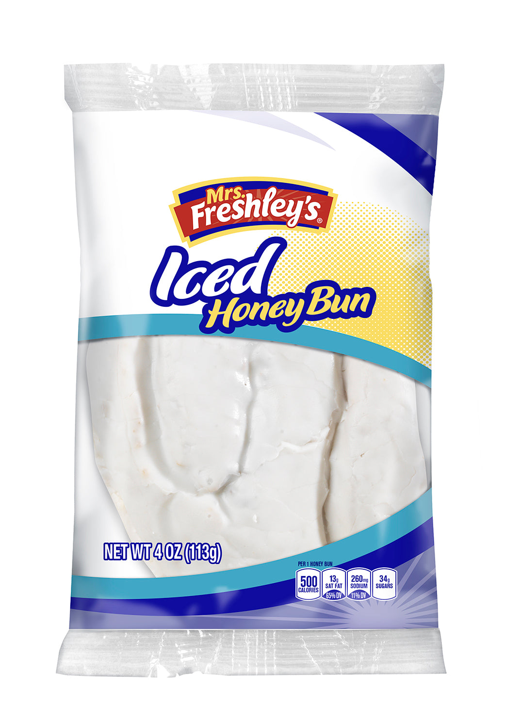 Msfs Iced Honey Bun 4 Ounce Size - 54 Per Case.