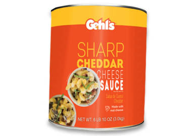 Gehl's Sharp Cheddar 106 Ounce Size - 6 Per Case.