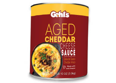 Gehl's Aged Cheddar 106 Ounce Size - 6 Per Case.
