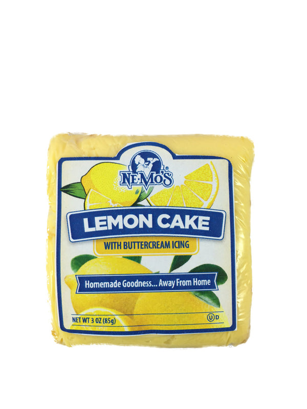 Cake Square Lemon 3 Ounce Size - 36 Per Case.