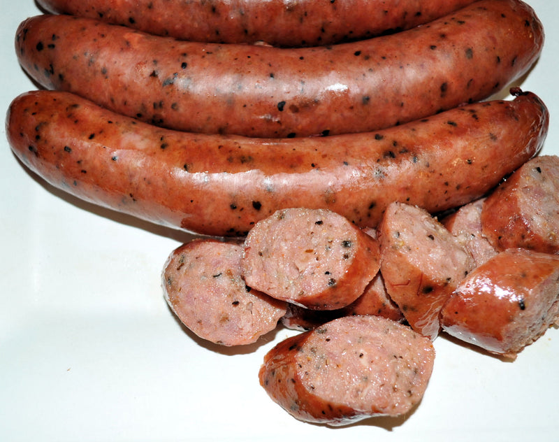Hickory Smoked Sausage Fully Cooked Link 10 Pound Each - 1 Per Case.