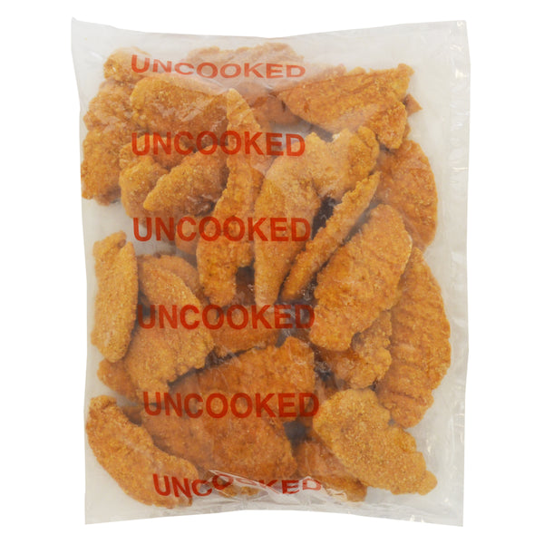 Chicken Crispy Lishus® Tenderloin Fritters Uncooked 5 Pound Each - 2 Per Case.
