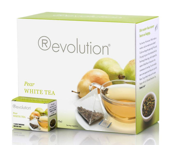 Revolution Tea White Pear Tea 1.74 Ounce Size - 4 Per Case.