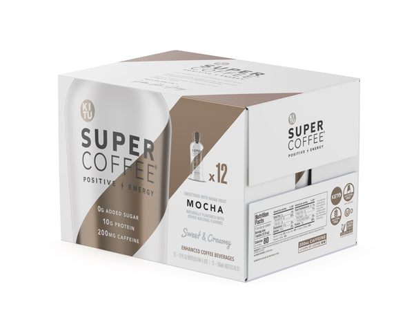 Super Coffee Smooth Mocha Super Coffee 12 Fluid Ounce - 12 Per Case.