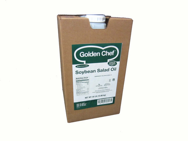 Golden Chef Soybean Salad Oil, 35 Pound - 1 Per Case.