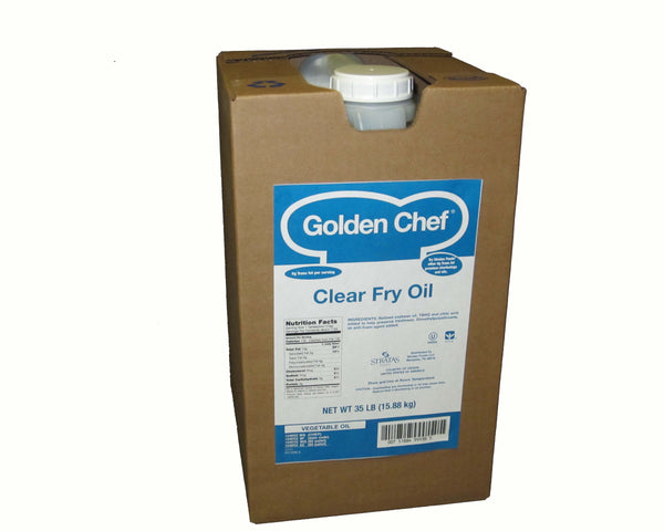 Golden Chef Clear Frying Liquid Oil 35 Pound Each - 1 Per Case.
