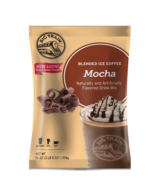 Big Train Blended Iced Coffee Mocha Pound 3.5 Pound Each - 5 Per Case.