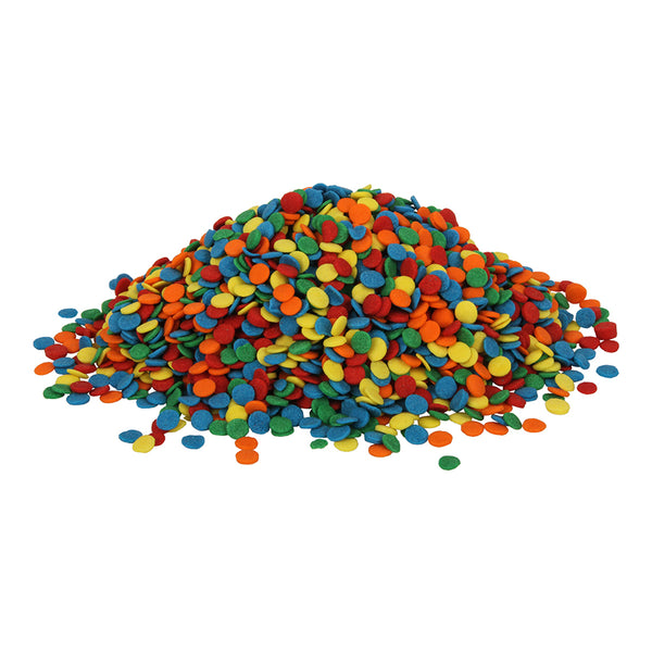 Decorettes Bright Confetti Blend Non Partially Hydrogenated 5 Pound Each - 4 Per Case.