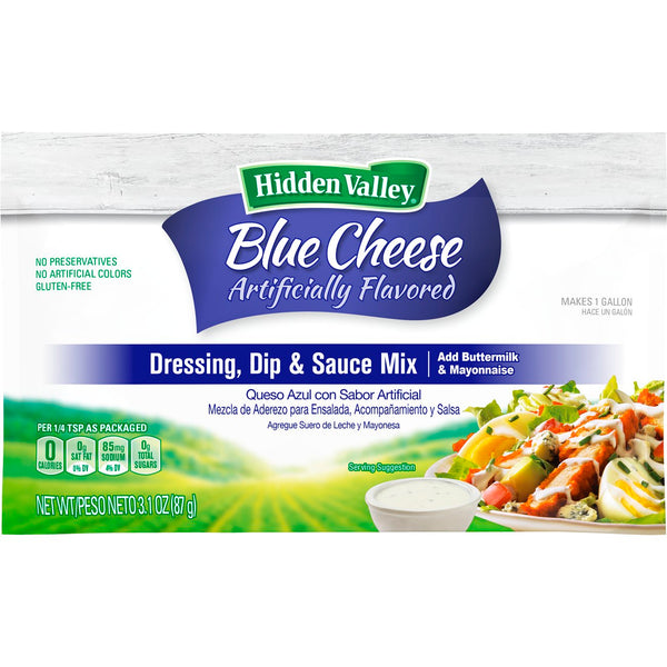Dressing Hidden Valley Blue Cheese Dry Mix Gallon 1 Gallon - 18 Per Case.