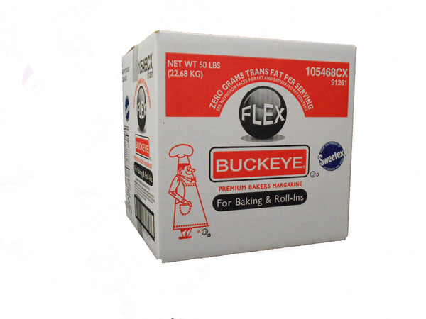 Buckeye Flex Palm Baker's Margarine 50 Pound Each - 1 Per Case.