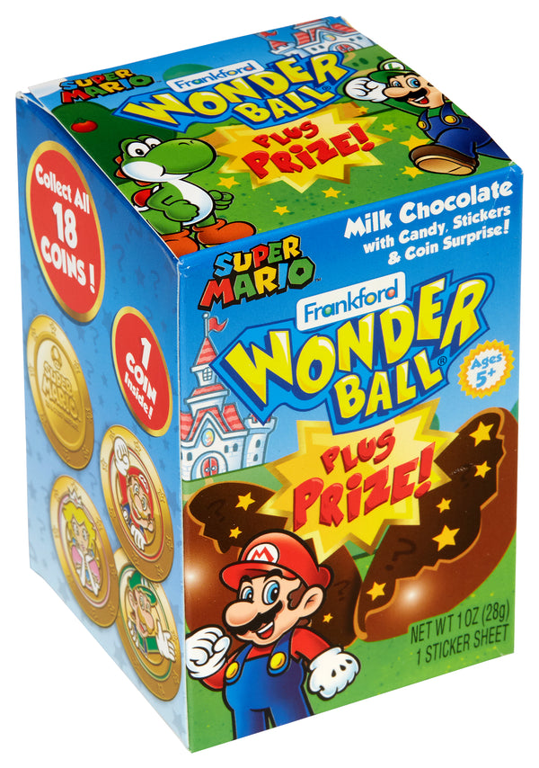 Wonder Ball Prize Mario 1 Ounce Size - 120 Per Case.