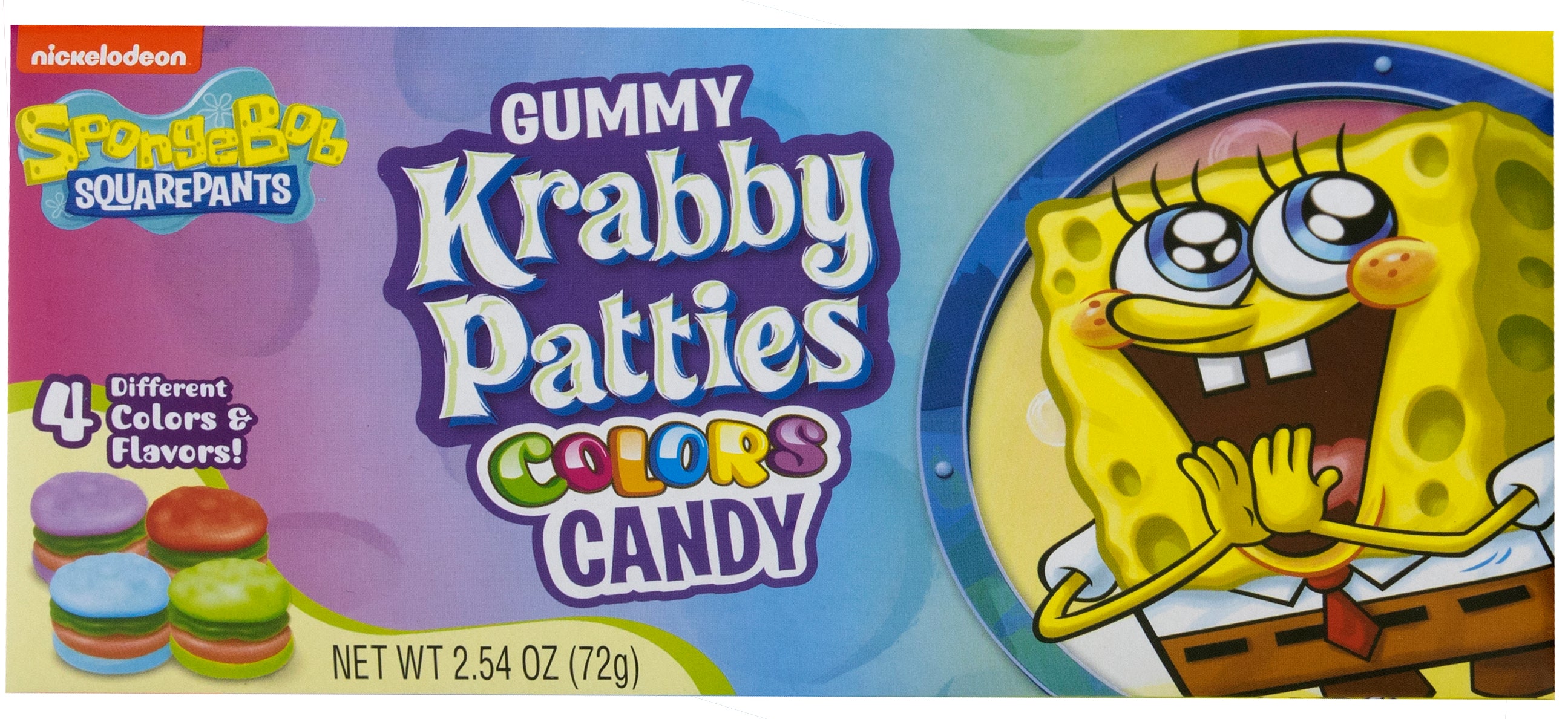 Krabby Patty Colors Theater Box 2.54 Ounce Size - 12 Per Case.