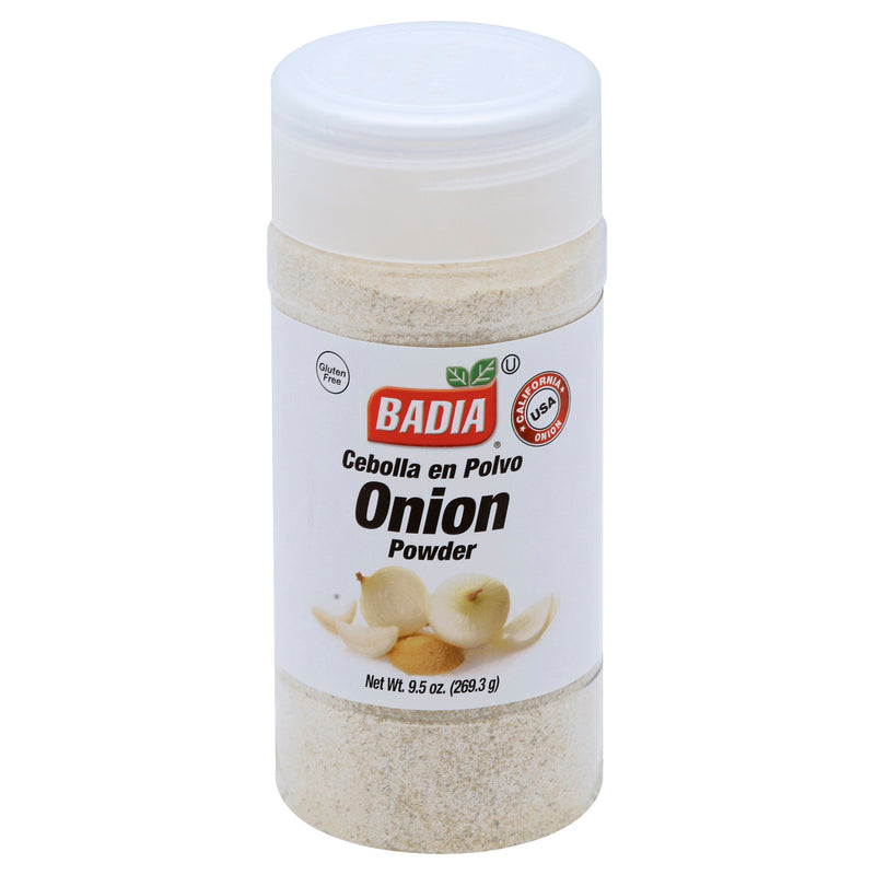 Badia Onion Powder 9.5 Ounce Size - 12 Per Case.