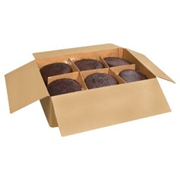 Cake Chocolate 8" Uniced Layer 18.75 Pound Each - 1 Per Case.