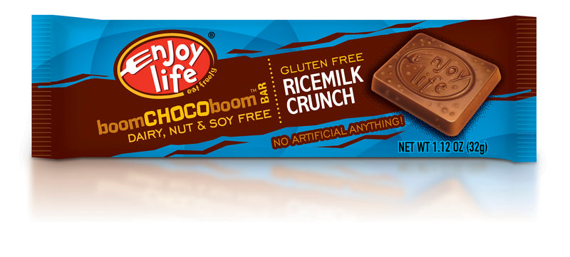 Enjoy Life Ricemilk Crunch Chocolate Bars Bars 1.12 Ounce Size - 24 Per Case.