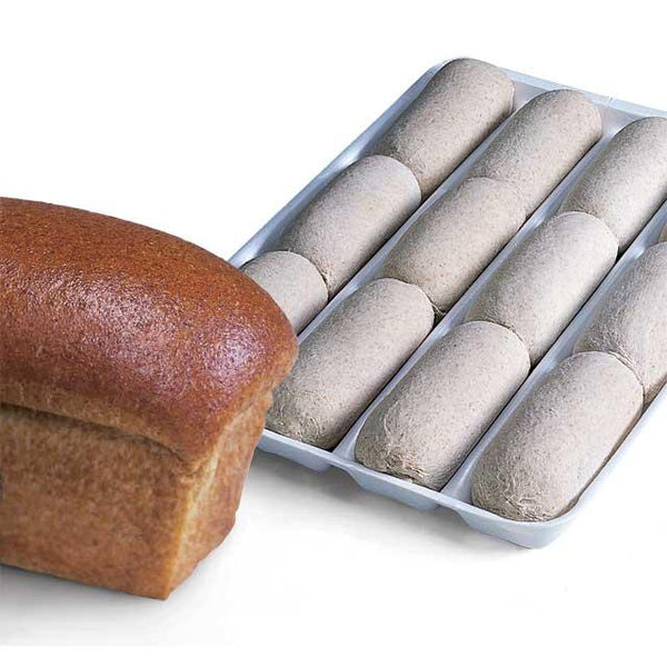 Bridgford Honey Wheat Demi Loaf Dough Tray 60 Piece - 1 Per Case.