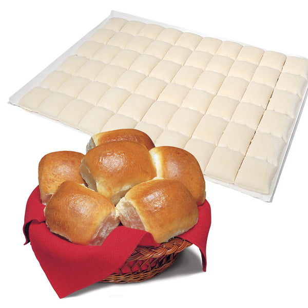 Bridgford White Bakery Yeast Roll Dough Layer 180 Piece - 1 Per Case.