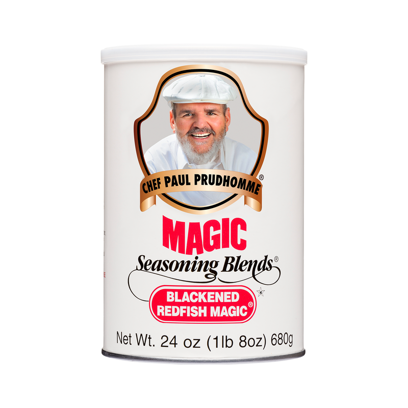 Blackened Redfish Magic Canisters 24 Ounce Size - 4 Per Case.