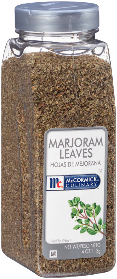 Mccormick Culinary Marjoram Leaves 4 Ounce Size - 6 Per Case.
