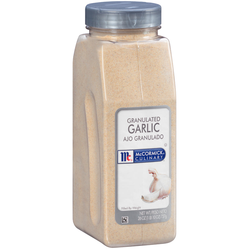 Mccormick Culinary Granulated Garlic 26 Ounce Size - 6 Per Case.