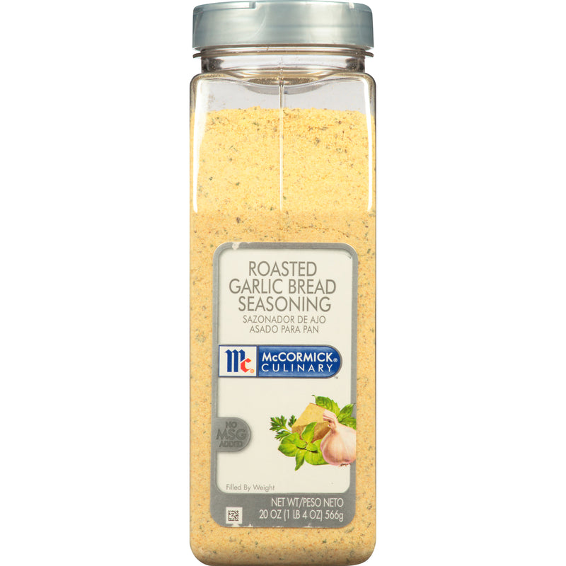 Mccormick Culinary Roasted Garlic Bread Seasoning 20 Ounce Size - 6 Per Case.
