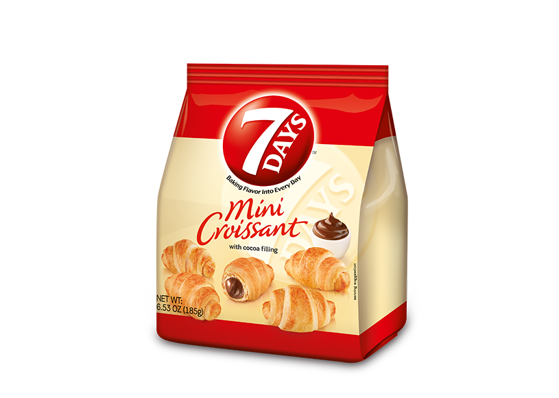 Days Mini Croissant Cocoa 6.53 Ounce Size - 8 Per Case.