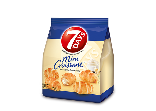 Days Mini Croissant Vanilla 6.53 Ounce Size - 8 Per Case.