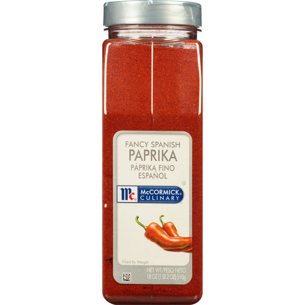 Mccormick Culinary Fancy Spanish Paprika 18 Ounce Size - 6 Per Case.