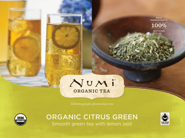 Numi Citrus Green Iced Tea 1.2 Ounce Size - 1 Per Case.