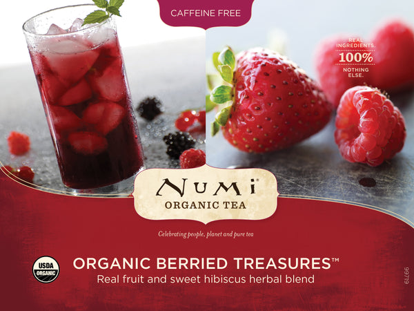 Numi Berried Treasures Iced Tea 2 Ounce Size - 24 Per Case.