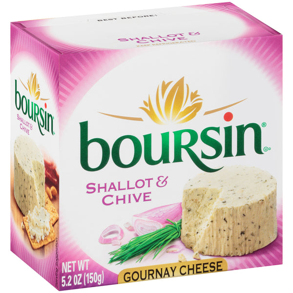 Boursin Cheese Shallot & Chive 5.2 Ounce Size - 6 Per Case.