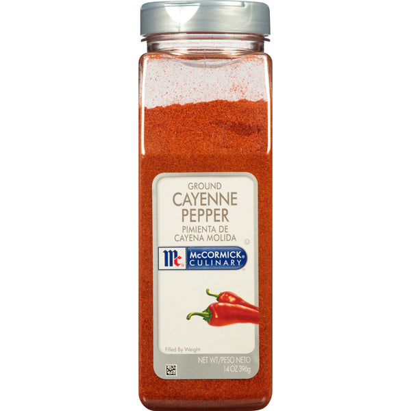 Mccormick Culinary Ground Cayenne Pepper 14 Ounce Size - 6 Per Case.