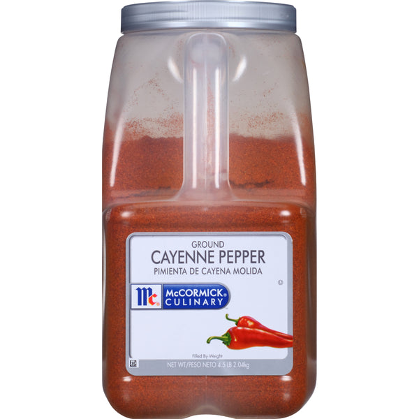 Mccormick Culinary Ground Cayenne Pepper 4.5 Pound Each - 3 Per Case.