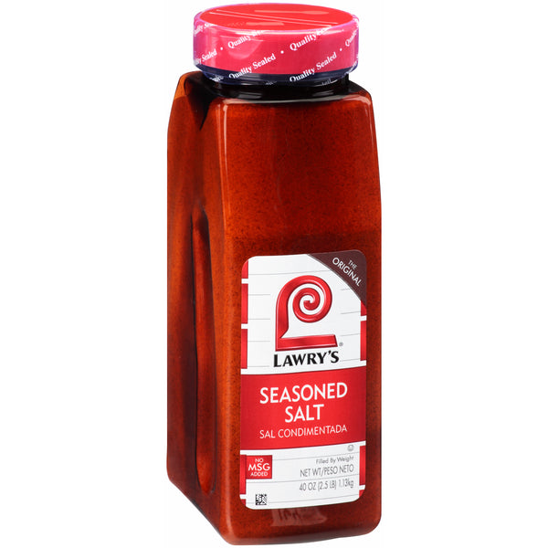 Lawry's Seasoned Salt 40 Ounce Size - 6 Per Case.