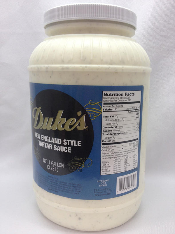 Tartar Sauce Duke's New England 1 Gallon - 4 Per Case.