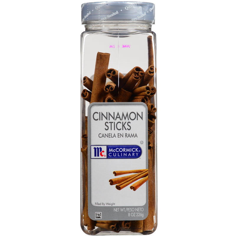 Mccormick Culinary Cinnamon Sticks 8 Ounce Size - 6 Per Case.