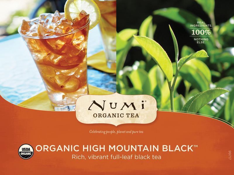 Numi High Mountain Black Iced Tea 1.2 Ounce Size - 24 Per Case.