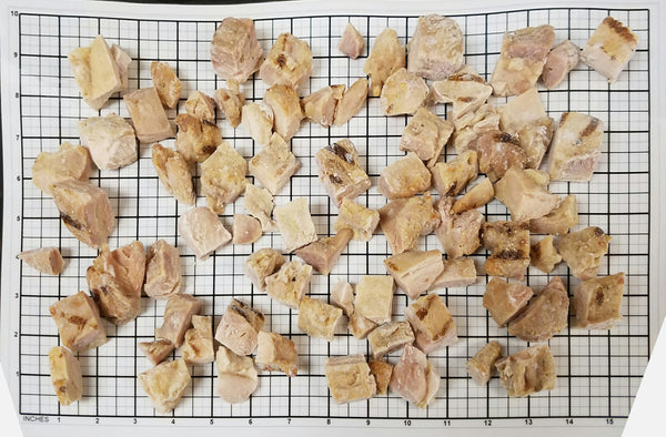 Diced Fully Cooked Chicken Thigh Meat 5 Pound Each - 2 Per Case.