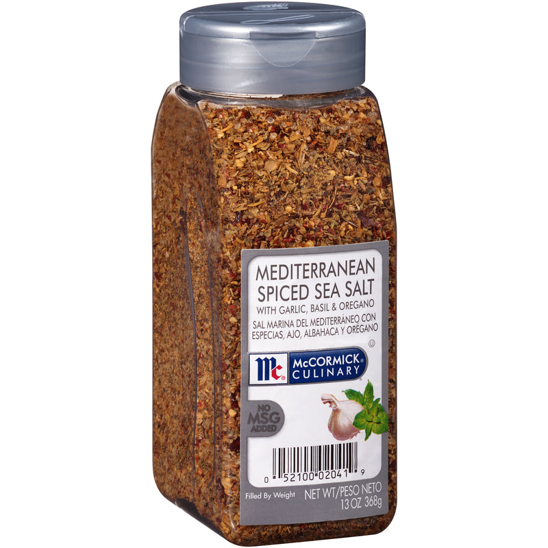 Mccormick Culinary Mediterranean Spiced Sea Salt 13 Ounce Size - 6 Per Case.