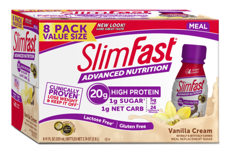 Slimfast Advanced Vanilla Cream Rtd 11 Fluid Ounce - 24 Per Case.