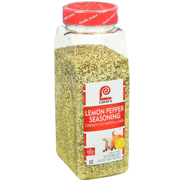 Lawry's Lemon Pepper Seasoning 20.5 Ounce Size - 6 Per Case.
