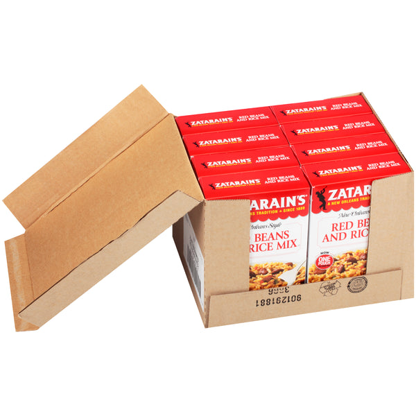 Zatarain's Red Beans & Rice Mix 30 Ounce Size - 8 Per Case.