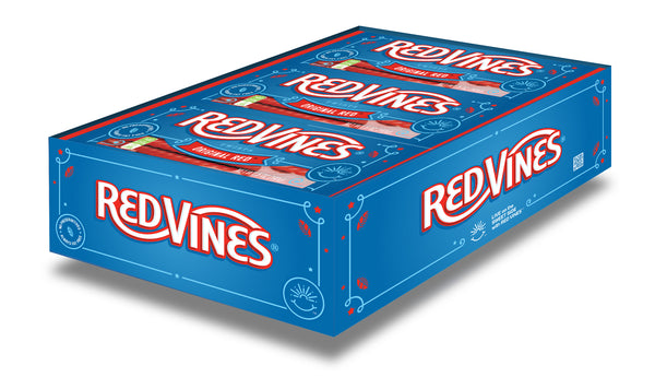 Red Vines Original Red Twists Casetray 5 Ounce Size - 12 Per Case.