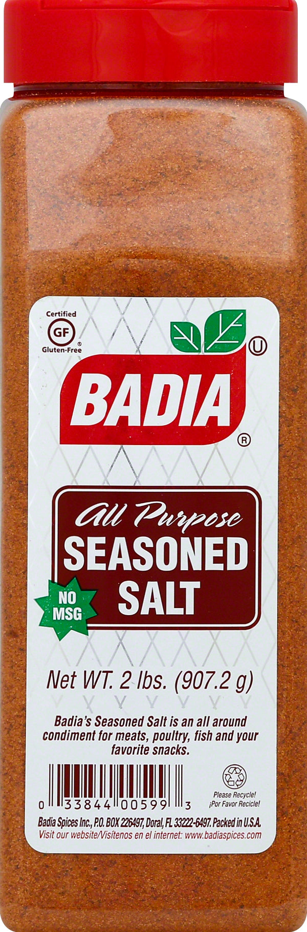 Badia Seasoned Salt 2 Pound Each - 6 Per Case.