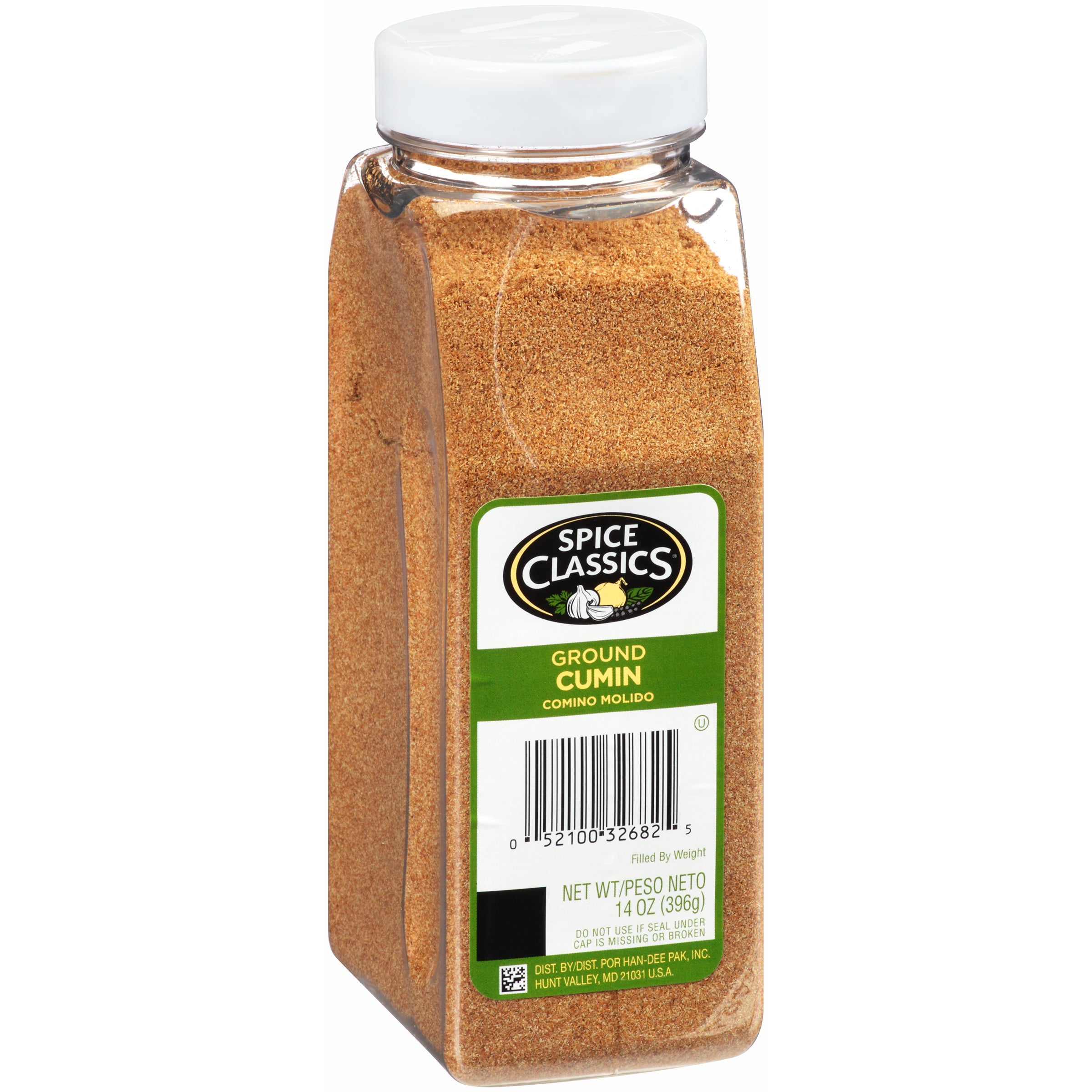 Spice Classics Ground Cumin 14 Ounce Size - 6 Per Case.