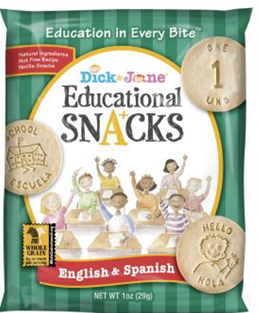 Dick And Jane Educational Snack English & Spanish 1 Ounce Size - 120 Per Case.