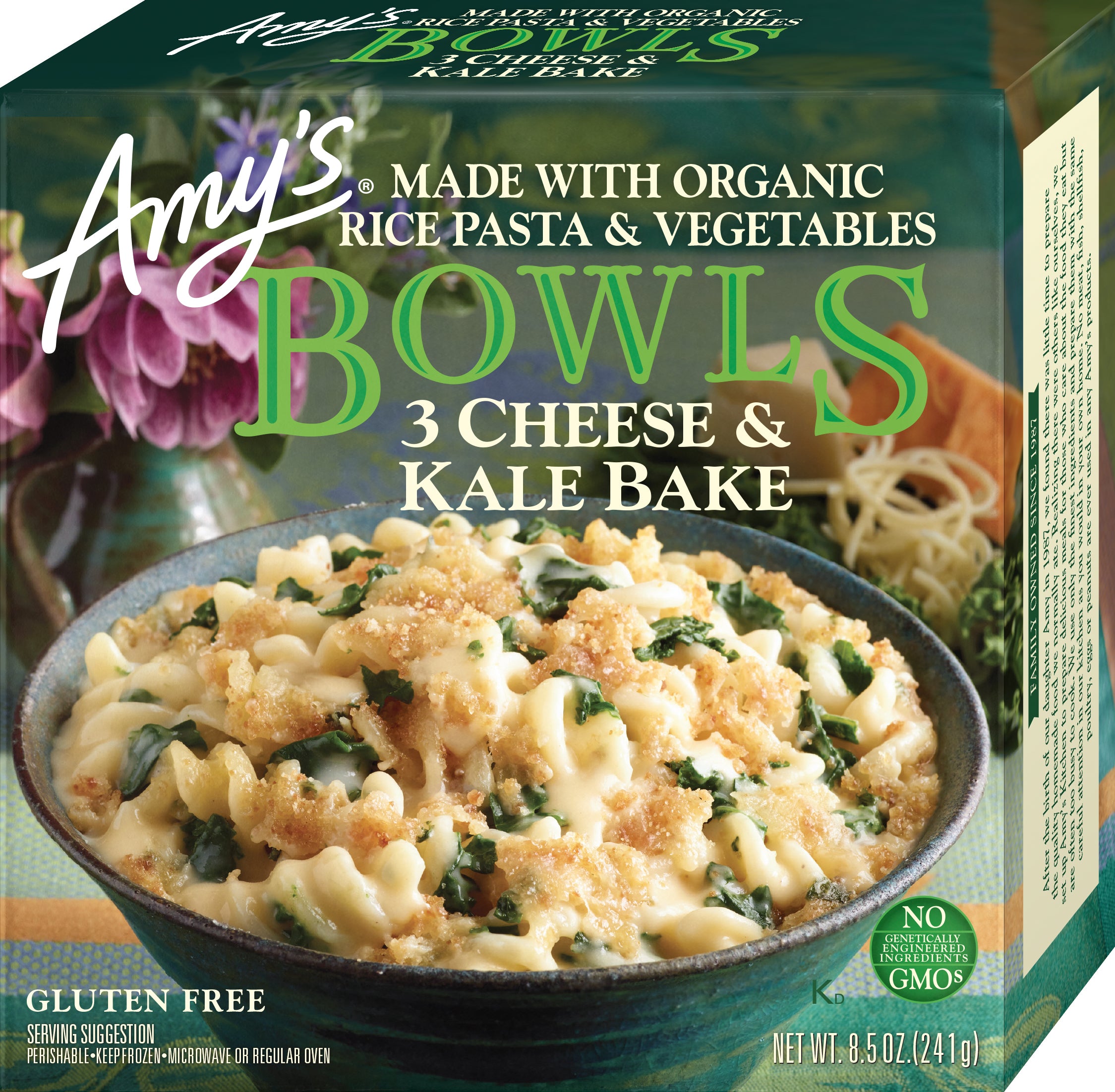 Three Cheese & Kale Bake Bowl 8.5 Ounce Size - 12 Per Case.
